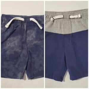 Tommy Bahama Set of 2 Boys Knit Pull On Shorts Size S 5/6 Stretch Cotton Pockets